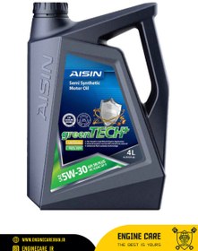 تصویر روغن موتور 5W30 آیسین اصلی SP (4 لیتری) AISIN Fully synthetic motor oil SAE 5W-30 API SN+ 4L ESFNP0534PB Made in Korea