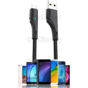 تصویر کابل تبدیل USB به لایتنینگ ایساگر مدل LS01 طول 1 متر 