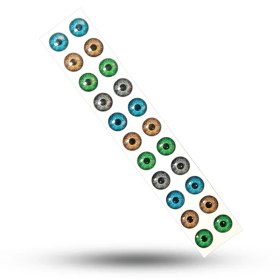 تصویر چشم رزینی عروسک کد 11 