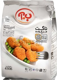تصویر ناگت مرغ 450 گرمی ب آ 