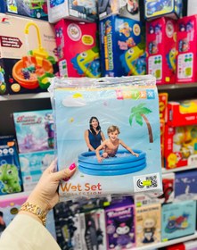 تصویر استخر بادی توپ و آب اینتکس 