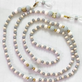 تصویر بندعینک کریستالی کد 0606 - گلبهی Glass chain