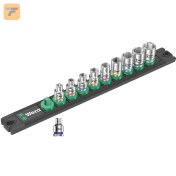 تصویر مجموعه 10 عددی بکس زایکلوپ ورا مدل 05005400001 سایز 1/4 اینچ Zyklop socket set