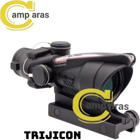 تصویر دوربین تفنگ لیزردار تریجیکان TRIJICON ACOG 4x32 اورجینال آمریکا 