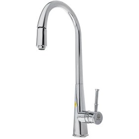 تصویر شیر ظرفشویی آشپزخانه شاوری شیبه مدل دنا Shibeh Sink Mixer Tap