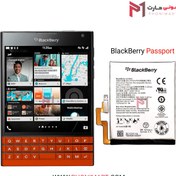 تصویر باتری اصلی بلک بری blackberry Passport 
