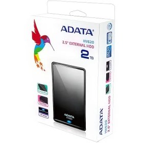 تصویر هارددیسک اکسترنال ADATA مدل HV620 (در حد نو با گارانتی آونگ) ظرفیت 2 ترابایت ا ADATA HV620S External Hard Drive 2TB 