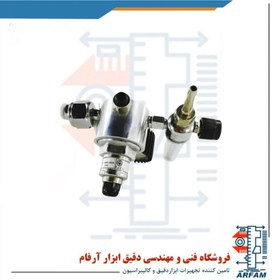 تصویر مانومتر آرگون توان جم تک فلومتر مدل TJI0205 Tavan Jam Ar Regulator TJI0205