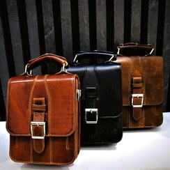 تصویر کیف مردانه چرم طبیعی مدل DM-05 