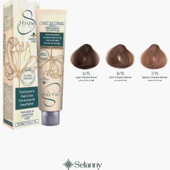 تصویر رنگ مو سلوم سری فندقی 