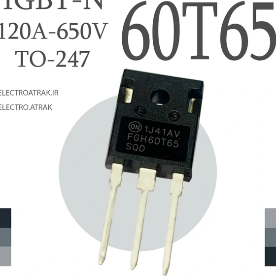 خرید و قیمت ترانزیستور آی جی بی تی IGBT/FGH 60T65 TO-247 | ترب