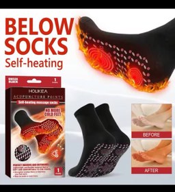 تصویر جوراب مگنتی گرمایی Thermal magnetic socks