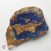 تصویر سنگ راف آزوریت طبیعی طبیعی 314 گرم 