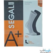 تصویر جوراب دیابتی مردانه زیر زانو سگال 