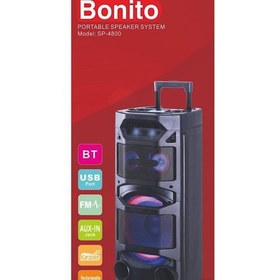 تصویر اسپیکر بونیتو چمدانی مدل Bonito Sp-4800 