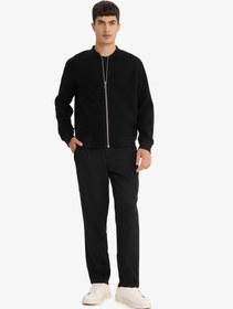 تصویر ژاکت مردانه مشکی دفکتو 