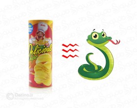 تصویر ابزار شوخی چیپس شوخی جهنده مدل 18836 