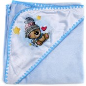 تصویر پتو نوزادی طرح خرس مهربان سایز ۷۰×۶۸ سانتیمتر ا Baby blanket design, size 70x68 cm Baby blanket design, size 70x68 cm