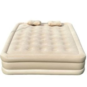 تصویر تشک بادی سفری دو نفره مدل B15 با پمپ شارژی 