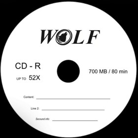 تصویر CD باکسدار 50 عددی ولف 