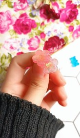 تصویر گوشواره میخی گل 