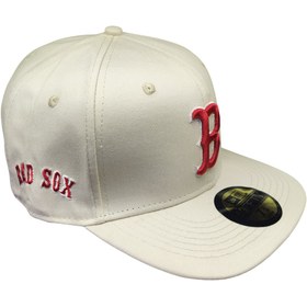 تصویر کلاه کپ فیت بک سفید B 