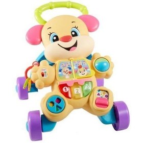 تصویر واکر پاپی صورتی آموزشی Fisher Price 