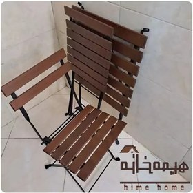 تصویر تک صندلی تاشو طرح ایکیا تارنو بالکن تراس کافه (هزینه ارسال بعهده خریدار میباشد) 