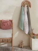 تصویر حوله تنپوش روبدوشامبر چند رنگ پسرانه و دخترانه بچگانه جنگل 100 ٪ پنبه کودک مجموعه Karaca Home 