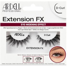 تصویر مژه مصنوعی د ردیف آرادل اکستنشنی اف ایکس | فر د برند ardell Ardell Extension Fx D Strip Eyelash | D Curl