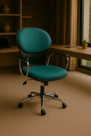 تصویر صندلی گردان مدل صدفی 