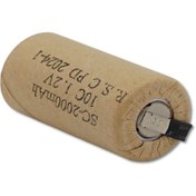 تصویر باتری لیتیوم ساب سی 1.2 ولت 2000 میلی آمپر 45گرمی 