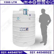تصویر مخزن آب پلاستونیک ۱۵۰۰ لیتری عمودی سه لایه 
