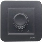 تصویر کلید دیمر فن (مدل ارس) رنگی ایران الکتریک 