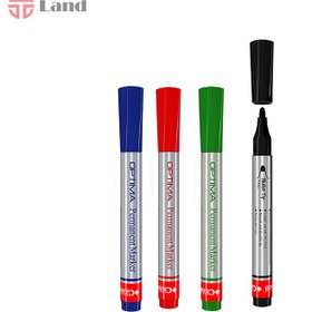 تصویر ماژیک غیر وایت برد کنکو نوک گرد مدل CANCO Optima Non-whiteboard Kenko Optima round tip marker