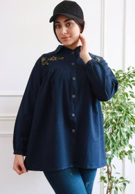 تصویر شومیز لینن شکوفه 