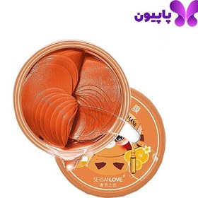 تصویر ماسک زیر چشم مدل پرتقال سرسان لاو 60 عدد Sersan Love eye mask, Sersan orange model 60 pcs