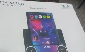 تصویر مانیتور ولوم دار کنوب 2K 11.8 اینچ برند تسلا tesla dual knob 2k