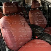 تصویر روکش صندلی هیوندا سوناتا وای اف Sonata YF تمام چرم زرشکی | کارنوک 