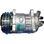 تصویر کمپرسور کولر پژو ۵۰۸ ۱۲ ولت 