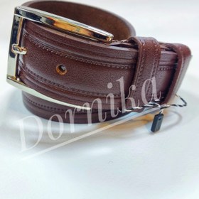 تصویر کمربند مردانه چرم طبیعی کد۳۶مدل زبانه دار Leather Belt