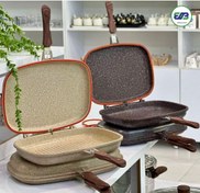 تصویر ماهیتابه رژیمی گرانیتی زیو مدل Z-8176 سایز ۴۰ دو طرفه 