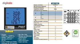 تصویر پاور آنالایزر کلمپی دیجیتال کاوین آرنوکس مدل F607 Chauvin Arnoux F607 Digital Power Clamps Analyser