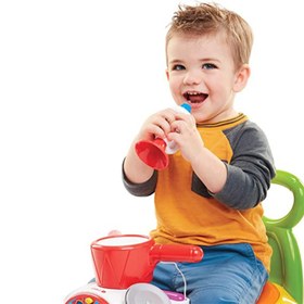 تصویر واکر و ماشین پایی کودک fisher price رنگ سفید مدل 39988 