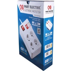 تصویر محافظ برق کامپیوتر 4 خانه پارت الکتریک Computer power protector 4 House Part Electric