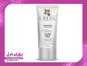 تصویر کرم ضد آفتاب و ضد چروک +SPF50 مناسب پوست چرب و مختلط لوسل (رنگ مدیوم) 