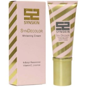 تصویر کرم روشن کننده ساین دیکالر ساین اسکین ۴۰ گرم Syn Skin Syndecolor Whitening Cream 40 g