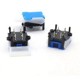 تصویر کلید قطع کن تلفنی آبی هوک ۶ پایه 