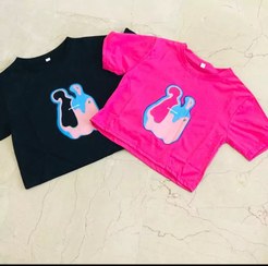 تصویر کراپ دخترونه فری سایز تا36میخوره رنگ بندی داخل عکس 