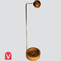 تصویر جاعودی چوبی عمودی آویز از جنس چوب راش 